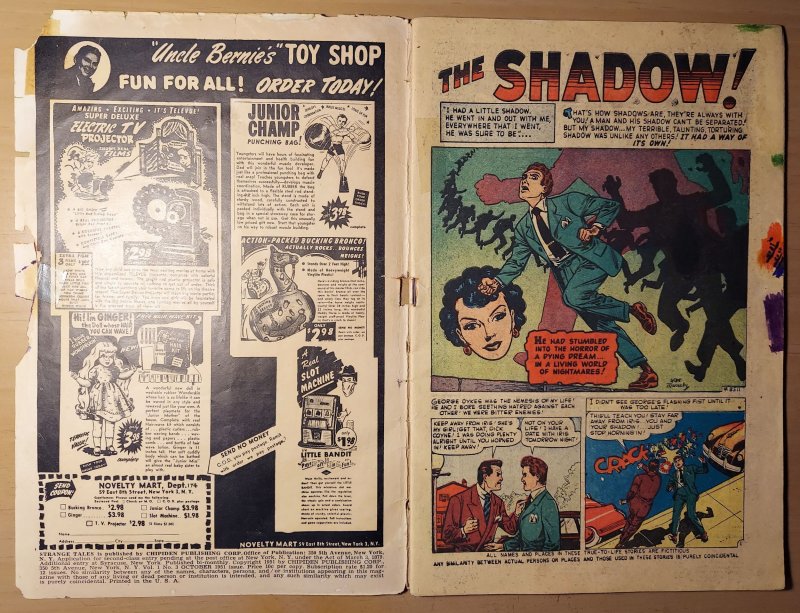 Strange Tales #3 (1951)  FR/G 1.5 1951 Atlas pre-code horror