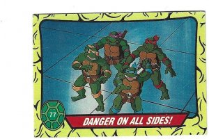 1989 Teenage Mutant Ninja Turtles #77 Danger on all Sides