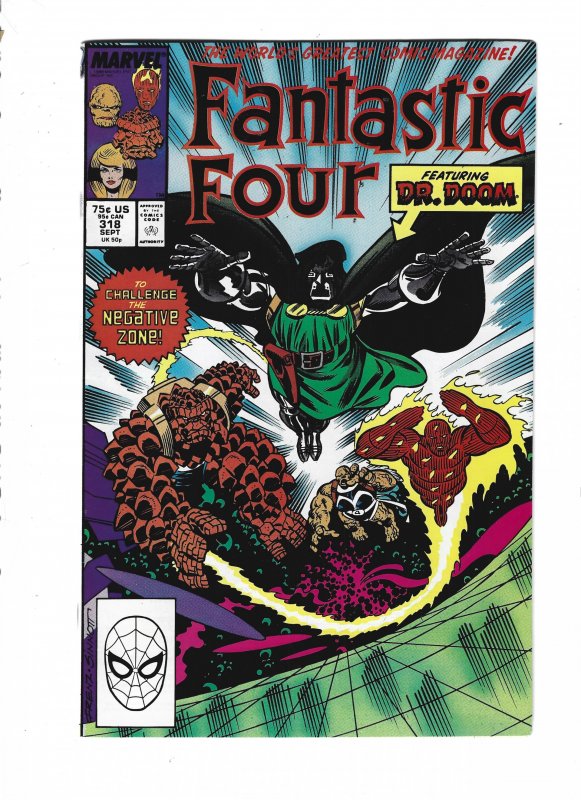 Fantastic Four #316 through 319Direct Edition (1988)