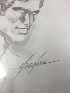 Original Art Commission By Mike Grell Feat. Hal Jordan The Green Lantern 11x17