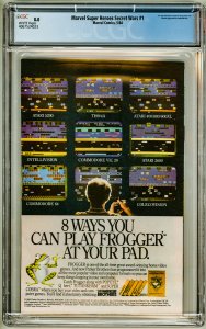 Marvel Super Heroes Secret Wars #1 (1984) CGC 8.0! White Pages!