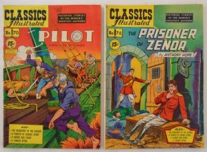 *Classics Illustrated #70, 76, 78-79 (4 Books) Guide= $54