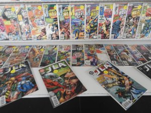 Huge Lot of 140+ Comics W/ Iron Man, Flash, Wolverine Avg. VF- Condition!