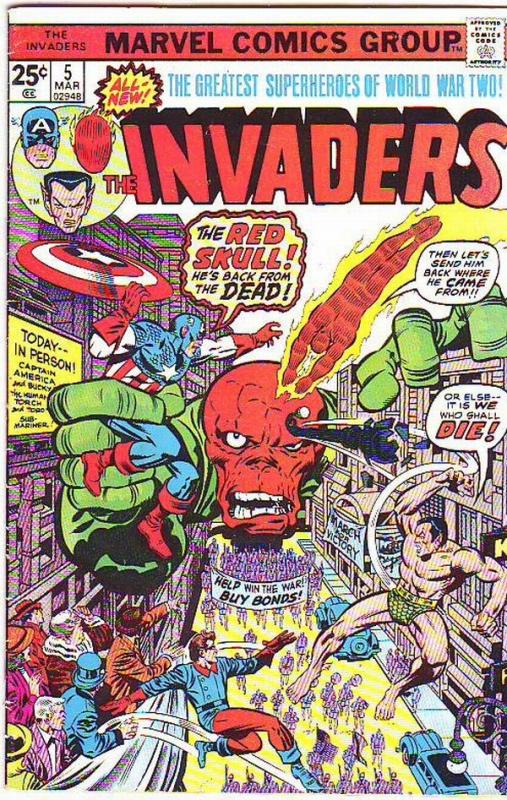 Invaders,The #5 (Mar-76) FN Mid-Grade The Human Torch