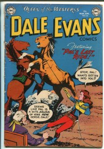 Dale Evans #22 1952-DC-western-rare late issue-VG