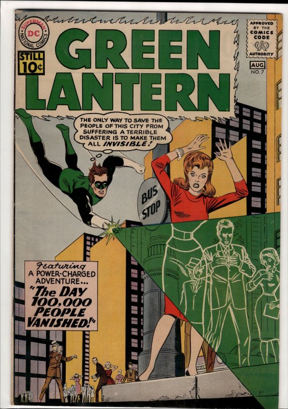 Green Lantern #7 (1961) 1st Sinestro! see description