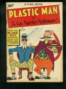 PLASTIC MAN #2-1944-GAY NINETIES NIGHTMARE-JACK COLE    VG/FN