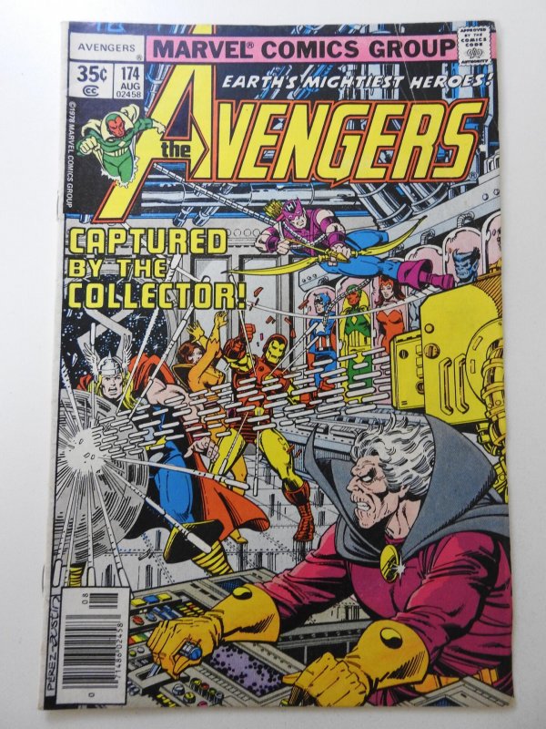 The Avengers #174 (1978) vs The Collector! Solid VG+ Condition!