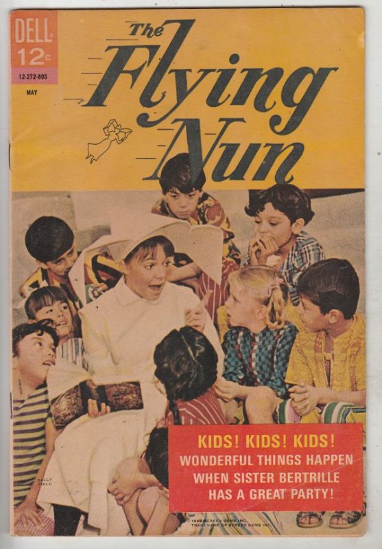 Flying Nun, The #2 (May-68) FN/VF Mid-High-Grade Sister Bertrille (Sally Fields)