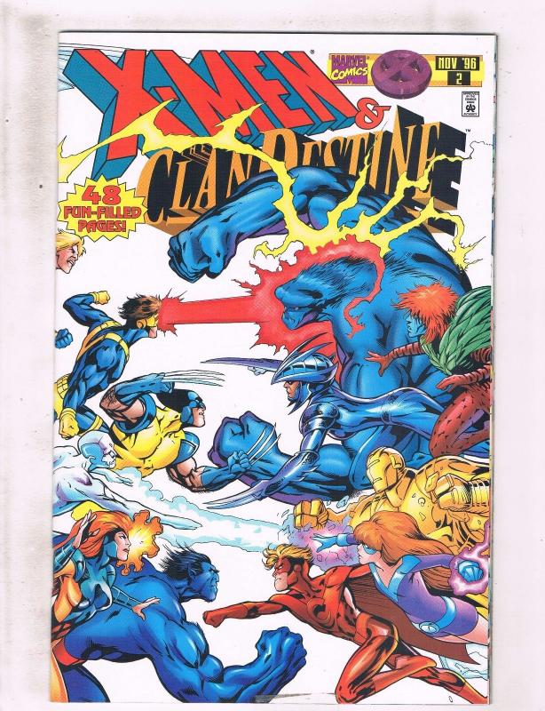 6 Marvel Comics X-Men Alpha & Prime Pizza Hut (Mini) #1 2 Clandestine # 1 2 J204
