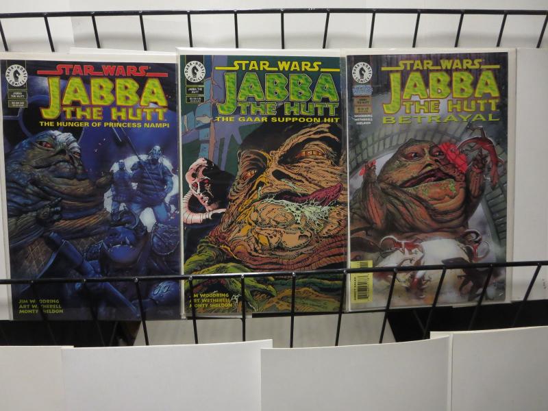 Star Wars Comics Jabba the Hutt Boba Fett Lot of 5 F-VF + better