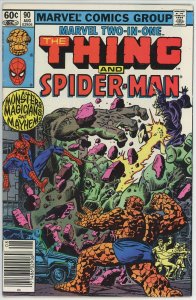 Marvel Two In One #90 (1972) - 6.5 FN+ *Thing/Spider-Man* Newsstand