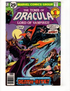 Tomb of Dracula #47 (1976) BBronze Age Marvel HORROR !!! / ID#407