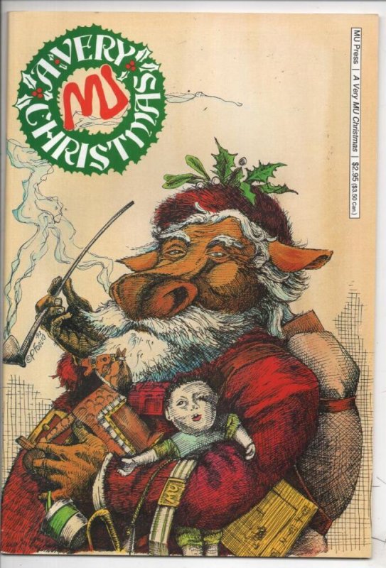 A VERY MU CHRISTMAS #1, VF+, Teri Wood Donna Barr, 1992, Mu Press