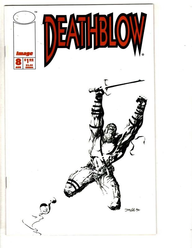 Lot Of 14 Deathblow Image Comic Books # 0 1 2 3 4 5 (2) 6 7 8 9 10 11 12  CR30