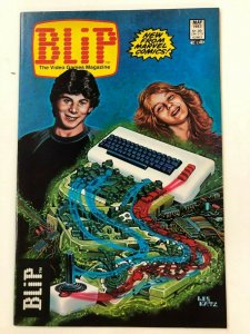 BLIP #4 (MAY 1983) Marvels Video Games Magazine VF ASTEROIDS, classic VIDEO