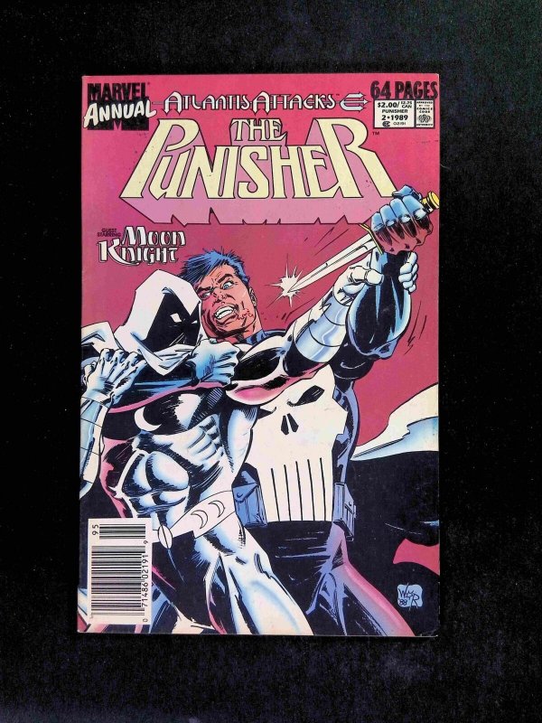 Punisher Annual #2 (2nd Series) Marvel Comics 1989 FN/VF Newsstand