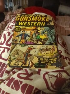 Gunsmoke Western #45 Atlas Comics 1957 Maneely Ayers Wyatt Earp Kid Colt Outlaw