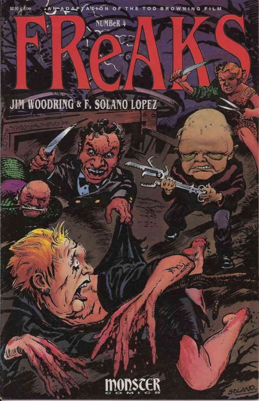 Freaks #4 FN ; Monster | Tod Browning Adaptation