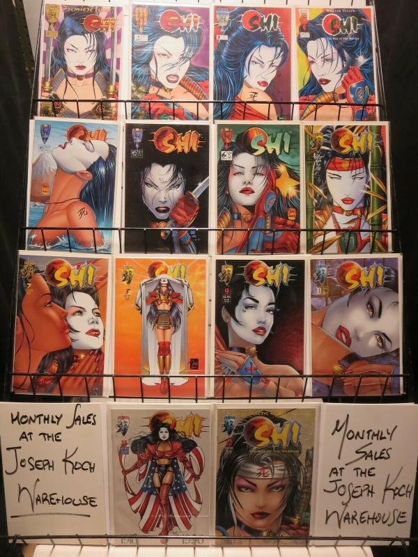 SHI (1994 CRUSADE) 1-5,5A-6A,6-12  COMPLETE++ COMICS BOOK