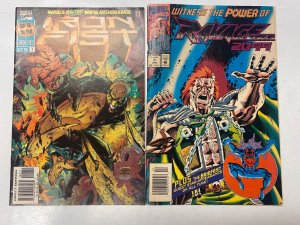 4 MARVEL comic books Iron Fist #1 Ravage 2099 #5 Nomad #1 2 4 KM15