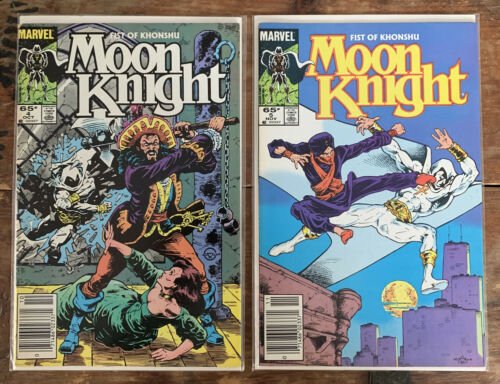 Moon Knight: Fist of Khonshu #4 AND #5 (1985) NM!