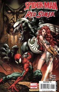 Spider-Man/Red Sonja #1 VF ; Marvel | Michael Turner Venom