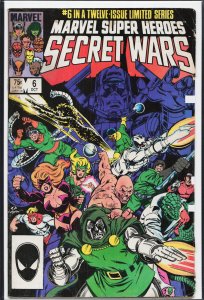 Marvel Super Heroes Secret Wars #6 (1984) Buckaroo Banzai [Key Issue]