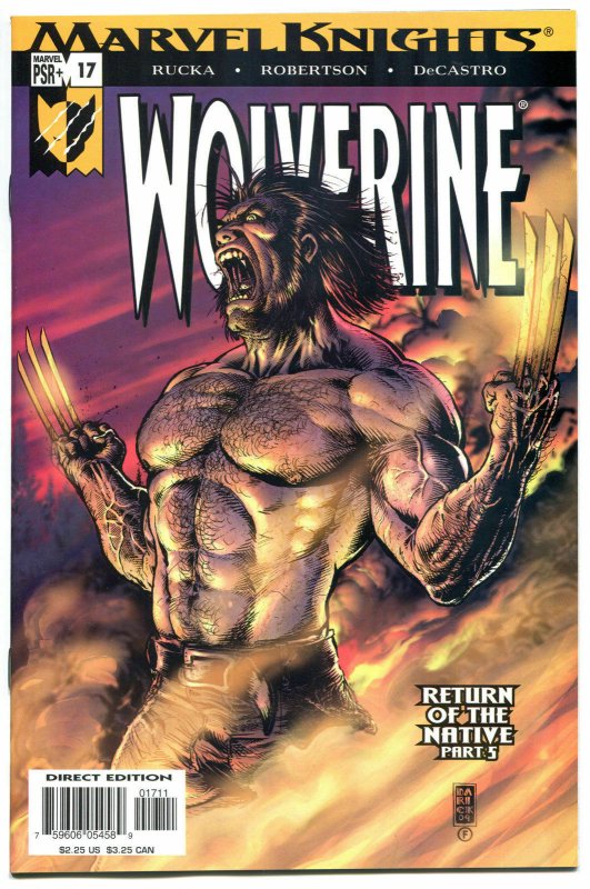 WOLVERINE #17, NM, X-men, Sabretooth, Rucka, 2003, more in store