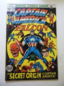 Captain America #155 (1972) VG- Condition moisture stains