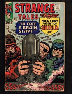 Strange Tales #143 ~ 1966 SHIELD / Ditko / Dr. Strange/ TV (2.0) WH