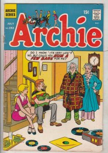 Archie #192 (Jul-69) FN/VF Mid-High-Grade Archie