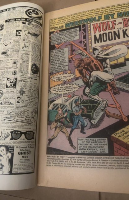Werewolf by Night #33 (1975)2nd app of Moon Knight