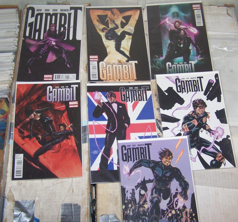 gambit # 1 2 3 4 5 6 7 marvel 2012 x-men rogue mutant