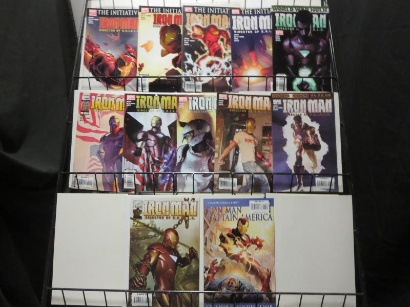 IRON MAN (2005-2009) 26diff SHIELD Ellis Ashcan Civil War Tie-Ins Variant FN/VF