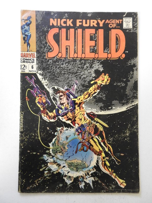 Nick Fury, Agent of SHIELD #6 (1968) VG Condition