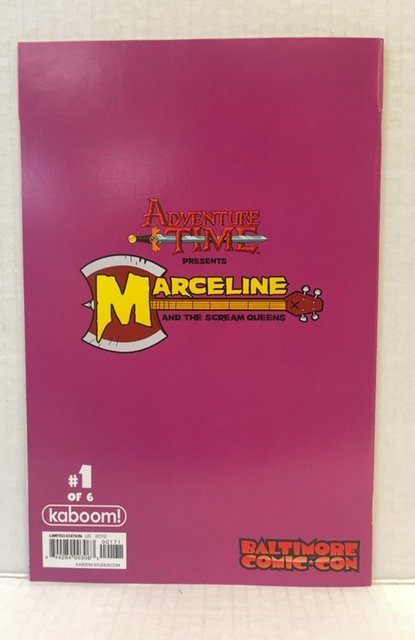 ADVENTURE TIME MARCELINE SCREAM QUEENS 1 BALTIMORE CON VARIANT COMIC 2012