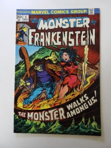 The Frankenstein Monster #5 (1973) FN/VF condition
