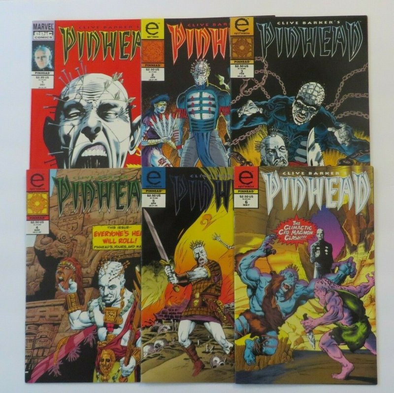 Pinhead #1-6 Complete Set VF/NM 1st Print Marvel/Epic Hellraiser Clive Barker