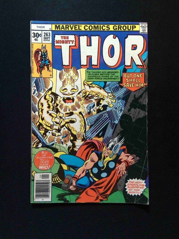 Thor #263  MARVEL Comics 1977 FN+ NEWSSTAND