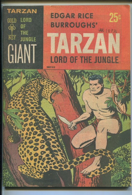 TATRZAN LORD OF THE JUNGLE #1 1965-GOLD KEY-1ST ISSUE-PAPER COVERS-vf+