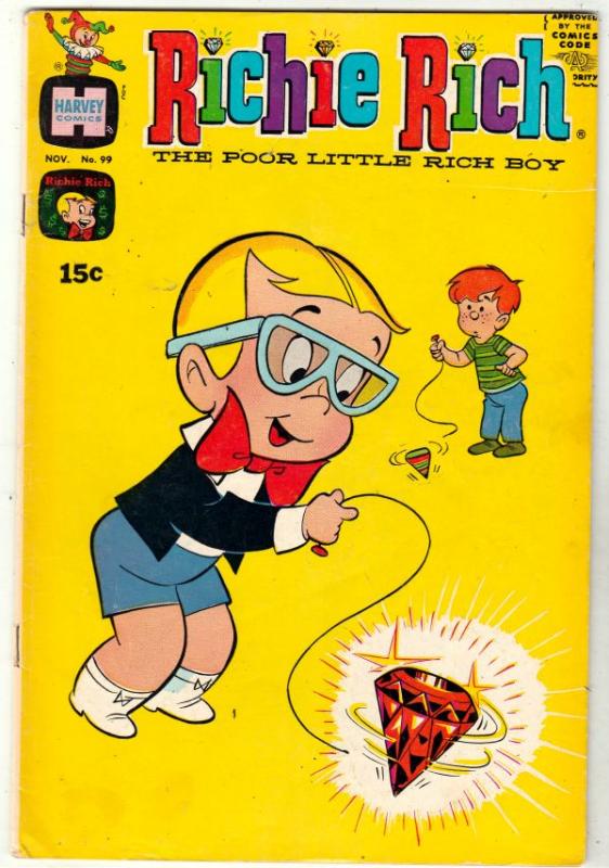 Richie Rich #99 (Nov-70) FN/VF+ High-Grade Richie Rich