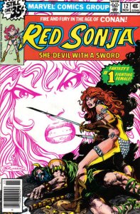Red Sonja #12 (5.0) 1978 stock photo Bronze Age Marvel