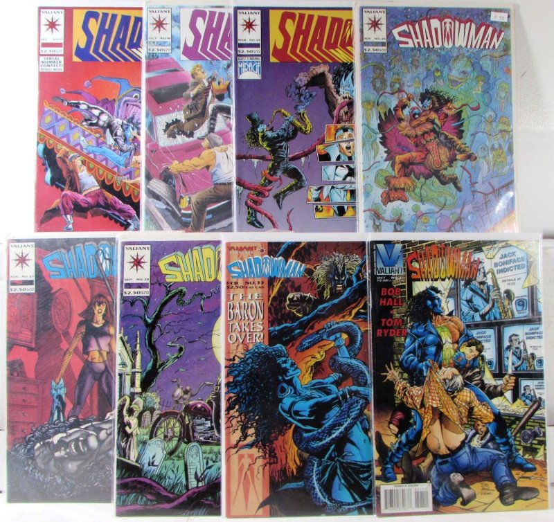 Shadowman Lot of 8 #17, 18, 23, 26, 27, 28, 33, 41 (1993) Valiant 9.0 Comics