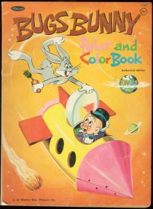 BUGS BUNNY PAINT & COLOR BOOK 1967 WHITMAN ROCKET SHIP G