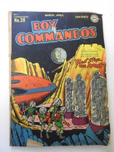 Boy Commandos #20 (1947) GD Condition see desc