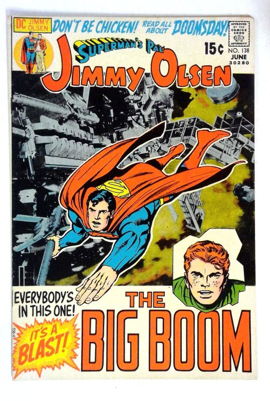 Superman's Pal Jimmy Olsen #138 DOOMSDAY DC (1971) VG/FN