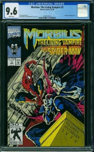 Morbius: The Living Vampire #3 (1992) CGC 9.6 NM+