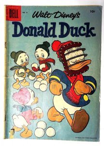 Donald Duck #51 (1957) Dell Comics 1st Print Comic Book