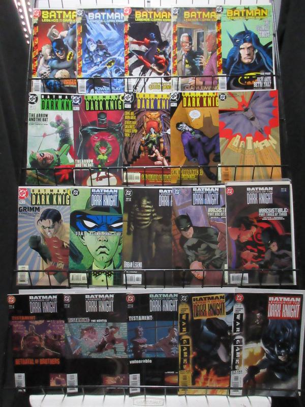 Legends of the Dark Knight Lot of 77Diff from 1989-2007 DC Mini-Library